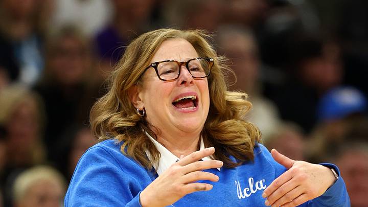 Apr 5, 2026; Phoenix, AZ, USA; UCLA Bruins head coach Cori Close against the South Carolina Gamecocks during the National Championship game of the women's 2026 NCAA Tournament at Mortgage Matchup Center. Mandatory Credit: Mark J. Rebilas-Imagn Images Apr 5, 2026; Phoenix, AZ, USA; UCLA Bruins head coach Cori Close against the South Carolina Gamecocks during the National Championship game of the women's 2026 NCAA Tournament at Mortgage Matchup Center. Mandatory Credit: Mark J. Rebilas-Imagn Images