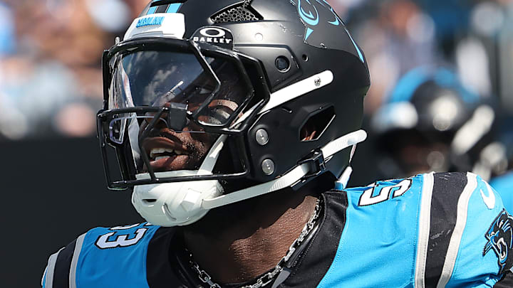 Carolina Panthers linebacker Claudin Cherelus