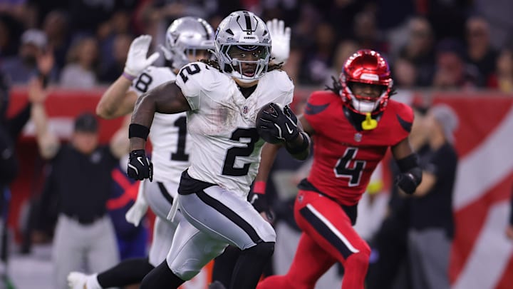 Las Vegas Raiders rookie Ashton Jeanty ran wild versus the Houston Texans' top-ranked defense on Sunday afternoon