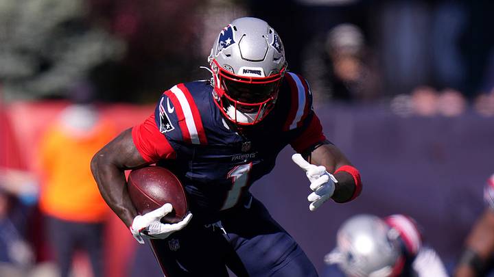 New England Patriots wide receiver A.J. Brown New England Patriots wide receiver A.J. Brown