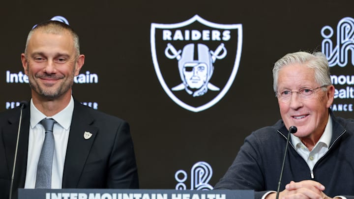 Las Vegas Raiders Introduce Pete Carroll As Head Coach, John Spytek As General Manager