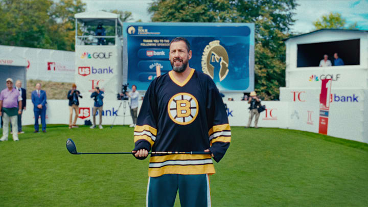 HAPPY GILMORE 2. Adam Sandler as Happy Gilmore in Happy Gilmore 2. Cr. Courtesy of Netflix © 2025.