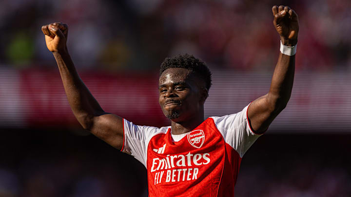 Bukayo Saka has finished second with Arsenal in each of the last three season.