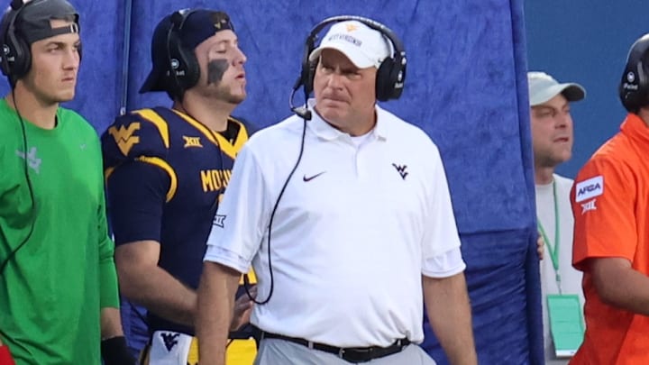 West Virginia University head coach Rich Rodriguez