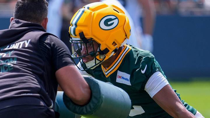 Green Bay Packers cornerback Brandon Cisse (2) runs through a drill during the second day of training camp. Green Bay Packers cornerback Brandon Cisse (2) runs through a drill during the second day of training camp.