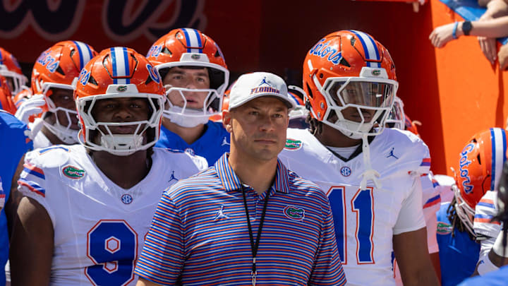 Florida head coach Jon Sumrall praised the defensive line after Saturday's spring game.