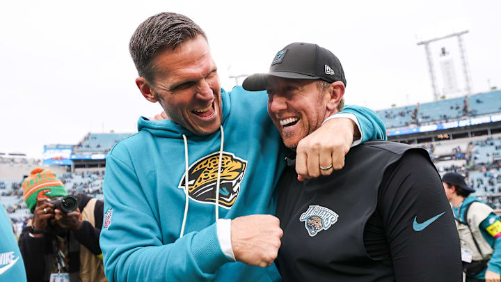 Jacksonville Jaguars - head coach Liam Coen and EVP of football operations Tony Boselli