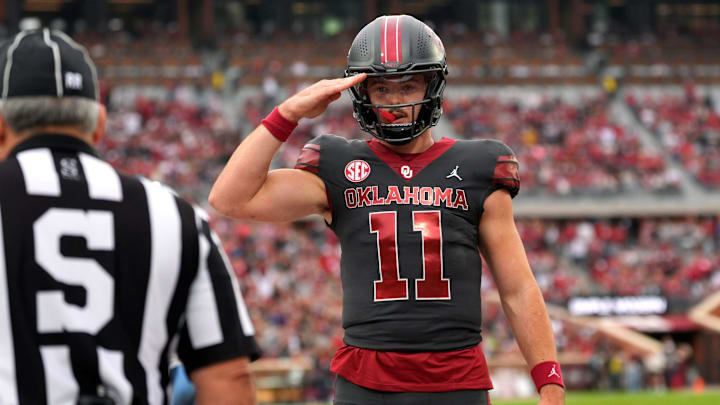Oklahoma quarterback Jackson Arnold Oklahoma quarterback Jackson Arnold