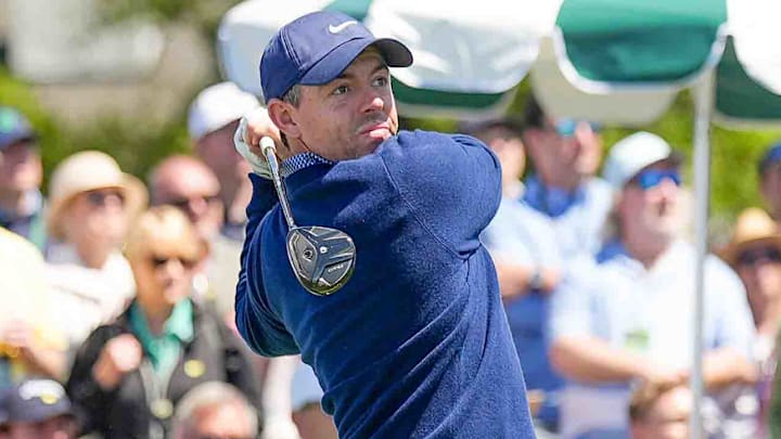 Rory McIlroy shot a 5-under 67 in his opening round at Augusta National. Rory McIlroy shot a 5-under 67 in his opening round at Augusta National.