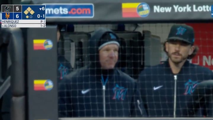 This did not go well for the Marlins. 