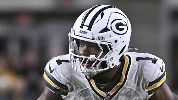Green Bay Packers defensive end Micah Parsons rushes the passer at Pittsburgh. Green Bay Packers defensive end Micah Parsons rushes the passer at Pittsburgh.
