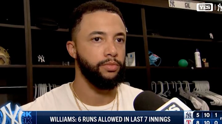 Devin Williams gave up a game-tying home run in the ninth inning Monday night vs. the Rangers.