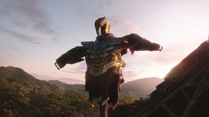 Marvel Studios' AVENGERS: ENDGAME..Thanos' armor..Photo: Film Frame..©Marvel Studios 2019