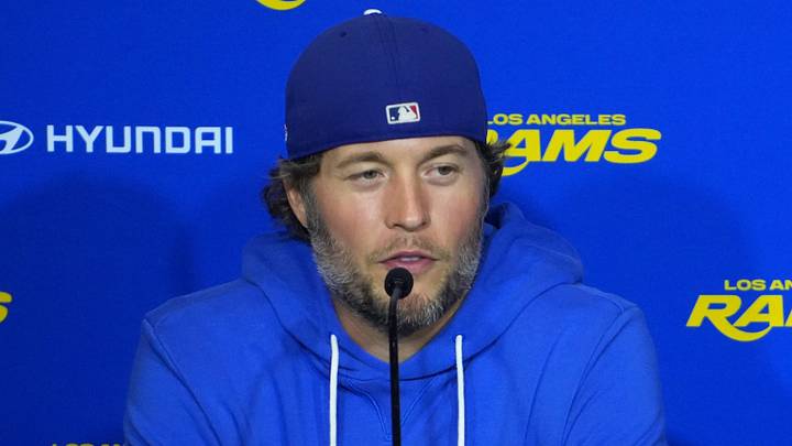 Los Angeles Rams quarterback Matthew Stafford. Los Angeles Rams quarterback Matthew Stafford.