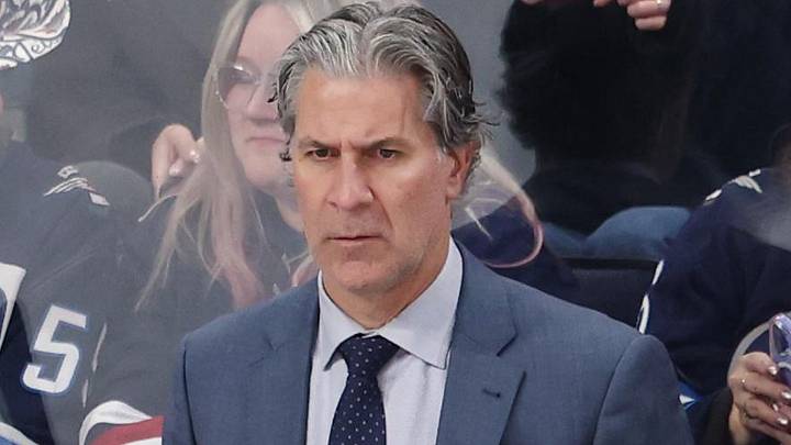 Mar 26, 2026; Winnipeg, Manitoba, CAN; Colorado Avalanche head coach Jared Bednar looks on during a game against the Winnipeg Jets in the first period at Canada Life Centre. Mandatory Credit: James Carey Lauder-Imagn Images Mar 26, 2026; Winnipeg, Manitoba, CAN; Colorado Avalanche head coach Jared Bednar looks on during a game against the Winnipeg Jets in the first period at Canada Life Centre. Mandatory Credit: James Carey Lauder-Imagn Images