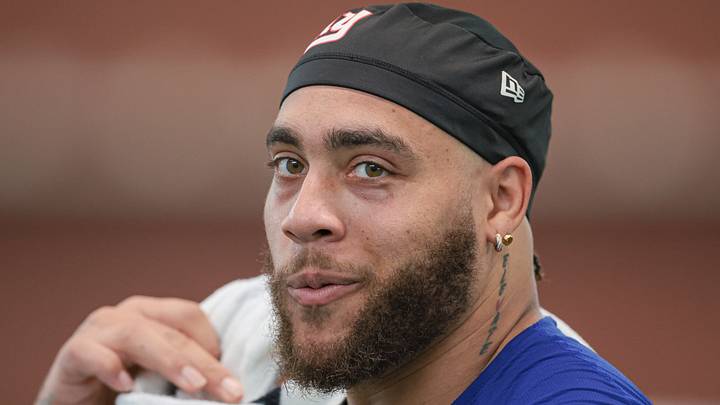 New York Giants - guard Aaron Stinnie New York Giants - guard Aaron Stinnie