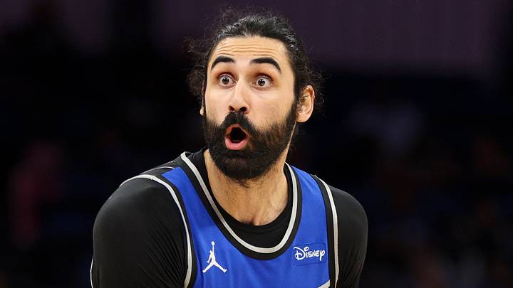 Orlando Magic center Goga Bitadze (35) controls the ball against the Atlanta Hawks at Kia Center on April 1, 2026. Orlando Magic center Goga Bitadze (35) controls the ball against the Atlanta Hawks at Kia Center on April 1, 2026.