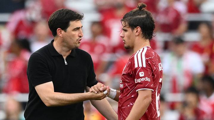 Andoni Iraola (left) has adapted the style of play Milos Kerkez and Liverpool were used to. Andoni Iraola (left) has adapted the style of play Milos Kerkez and Liverpool were used to.