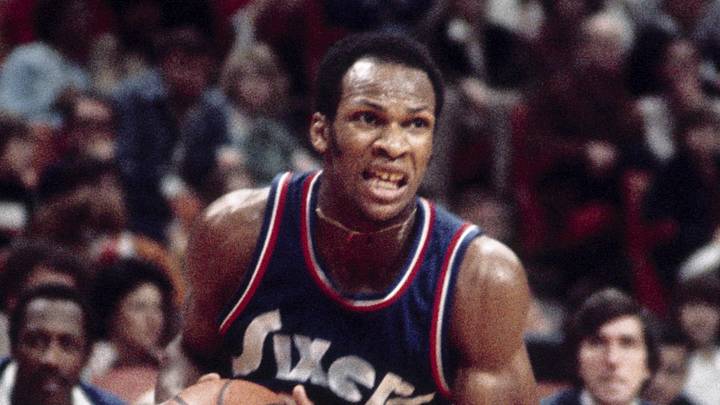 Unknown date; Atlanta, GA, USA; FILE PHOTO; Philadelphia 76ers guard Lloyd Free (21) also known as World B. Free in action against the Atlanta Hawks at The Omni. Mandatory Credit: Manny Rubio-Imagn Images