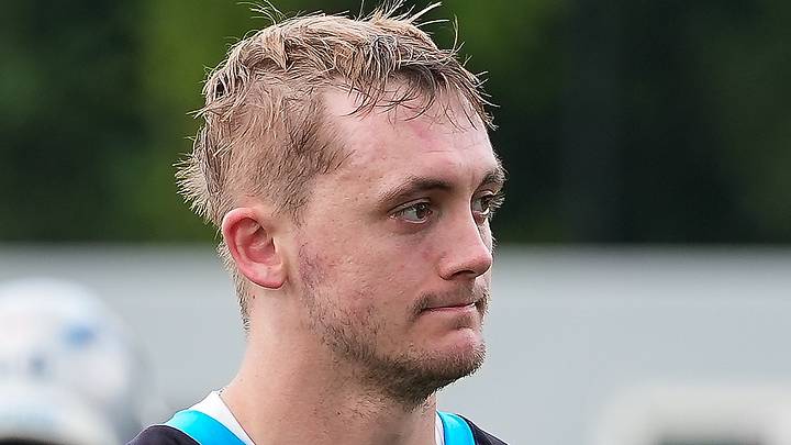 Carolina Panthers quarterback Haynes King 