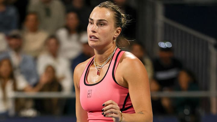 Aryna Sabalenka beat Ann Li in the second round of the Miami Open. Aryna Sabalenka beat Ann Li in the second round of the Miami Open.