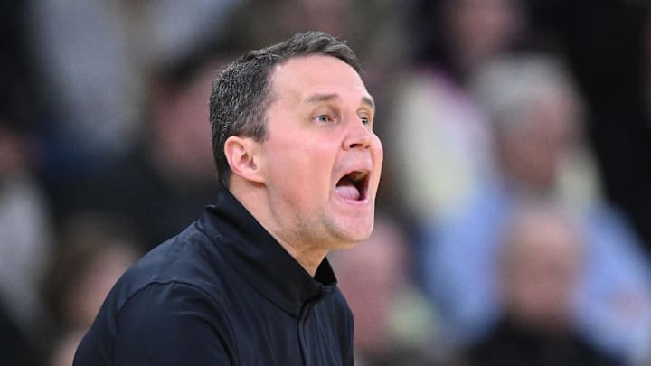 Mar 22, 2025; Providence, RI, USA; McNeese State Cowboys head coach Will Wade during the first half of a second round men’s NCAA Tournament game against the Purdue Boilermakers at Amica Mutual Pavilion. Mandatory Credit: Brian Fluharty-Imagn Images Mar 22, 2025; Providence, RI, USA; McNeese State Cowboys head coach Will Wade during the first half of a second round men’s NCAA Tournament game against the Purdue Boilermakers at Amica Mutual Pavilion. Mandatory Credit: Brian Fluharty-Imagn Images