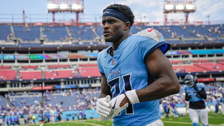 Tennessee Titans cornerback Roger McCreary Tennessee Titans cornerback Roger McCreary