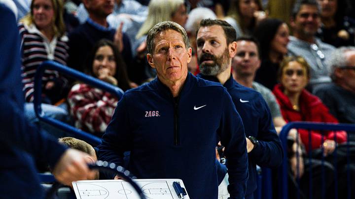 Gonzaga Bulldogs head coach Mark Few. Gonzaga Bulldogs head coach Mark Few.