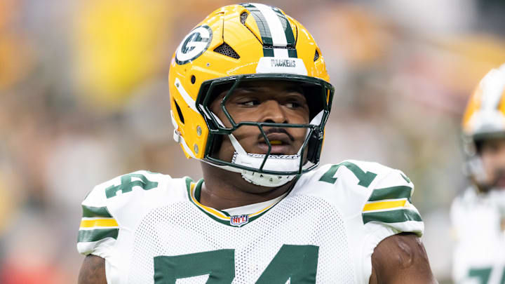 Green Bay Packers center Elgton Jenkins