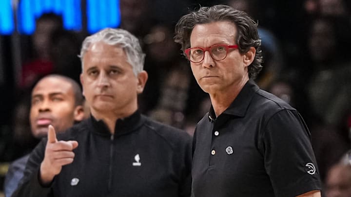 Atlanta Hawks head coach Quin Snyder