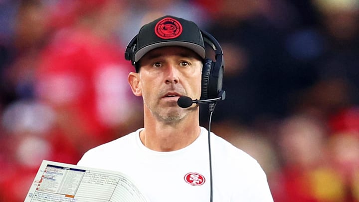 San Francisco 49ers head coach Kyle Shanahan