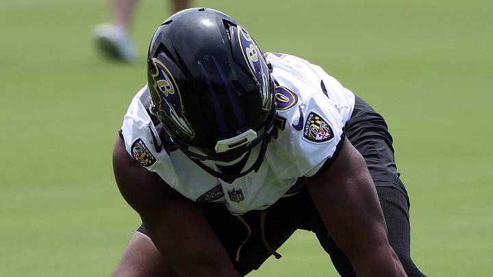 Baltimore Ravens linebacker Chandler Martin