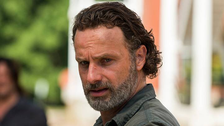 Andrew Lincoln as Rick Grimes and Norman Reedus as Daryl Dixon in The Walking Dead season 7 Andrew Lincoln as Rick Grimes and Norman Reedus as Daryl Dixon in The Walking Dead season 7