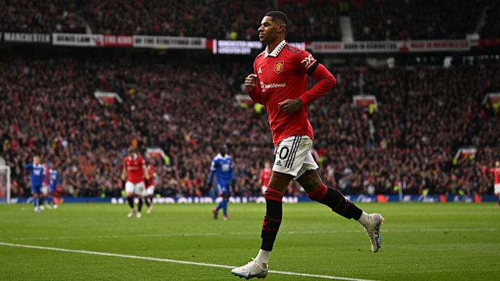 Buteur, Marcus Rashford avait ouvert le score pour Manchester United face à Leicester