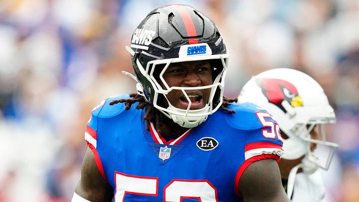 New York Giants linebacker Arvell Reese New York Giants linebacker Arvell Reese