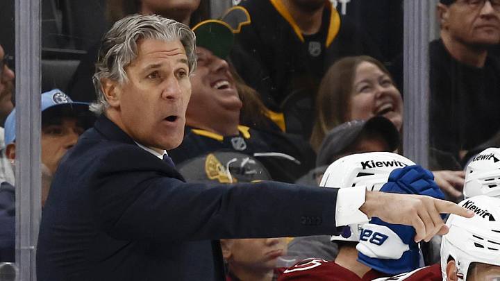 Oct 25, 2025; Boston, Massachusetts, USA; Colorado Avalanche head coach Jared Bednar during the game against the Boston Bruins at TD Garden. Mandatory Credit: Winslow Townson-Imagn Images Oct 25, 2025; Boston, Massachusetts, USA; Colorado Avalanche head coach Jared Bednar during the game against the Boston Bruins at TD Garden. Mandatory Credit: Winslow Townson-Imagn Images