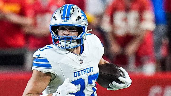 Detroit Lions tight end Sam LaPorta (87).