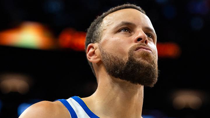 Apr 17, 2026; Phoenix, Arizona, USA; Golden State Warriors guard Stephen Curry (30) reacts after losing to the Phoenix Suns during the play-in rounds of the 2026 NBA Playoffs at Mortgage Matchup Center. Mandatory Credit: Mark J. Rebilas-Imagn Images Apr 17, 2026; Phoenix, Arizona, USA; Golden State Warriors guard Stephen Curry (30) reacts after losing to the Phoenix Suns during the play-in rounds of the 2026 NBA Playoffs at Mortgage Matchup Center. Mandatory Credit: Mark J. Rebilas-Imagn Images