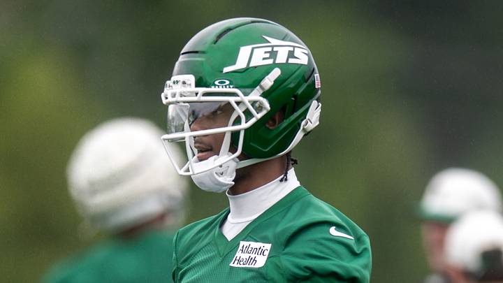 Jul 30, 2026; Florham Park, NJ, USA; New York Jets wide receiver Adonai Mitchell (15) Mandatory Credit: John Jones-Imagn Images Jul 30, 2026; Florham Park, NJ, USA; New York Jets wide receiver Adonai Mitchell (15) Mandatory Credit: John Jones-Imagn Images