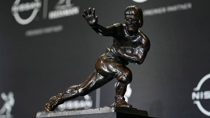 The Heisman Trophy is changing its process to give college football fans voting access in 2026. The Heisman Trophy is changing its process to give college football fans voting access in 2026.