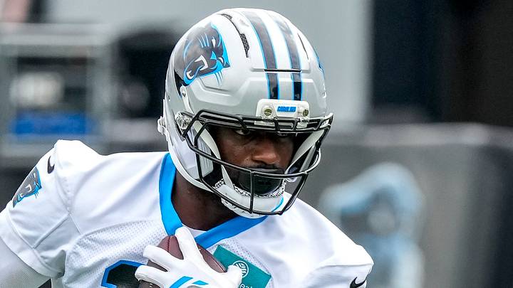 Carolina Panthers wide receiver Xavier Legette