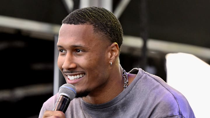 Los Angeles Rams pick DE Jared Verse of Florida State during the first round of the NFL draft. Los Angeles Rams pick DE Jared Verse of Florida State during the first round of the NFL draft.