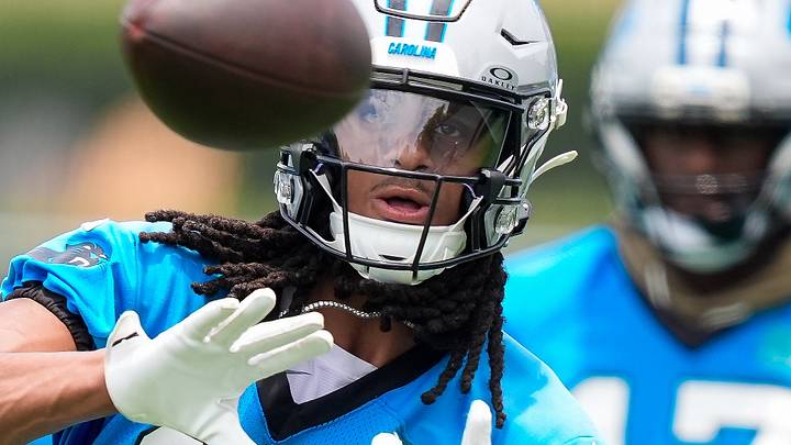 Carolina Panthers wide receiver Chris Brazzell II (Jim Dedmon-Imagn Images)