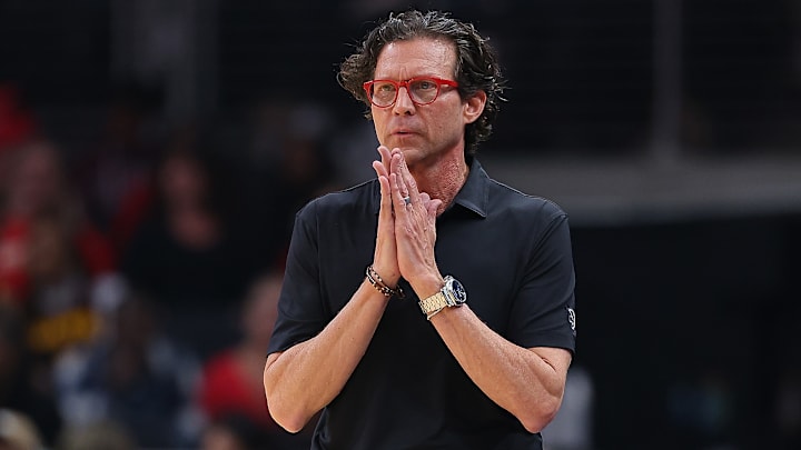 Atlanta Hawks head coach Quin Snyder