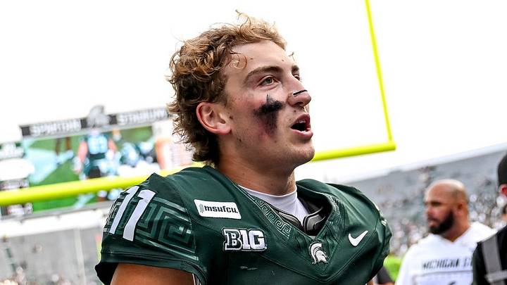 Michigan State’s Alessio Milivojevic leaves the field after defeating Eastern Michigan on Saturday, Sept. 12, 2026, at Spartan Stadium in East Lansing. Michigan State’s Alessio Milivojevic leaves the field after defeating Eastern Michigan on Saturday, Sept. 12, 2026, at Spartan Stadium in East Lansing.