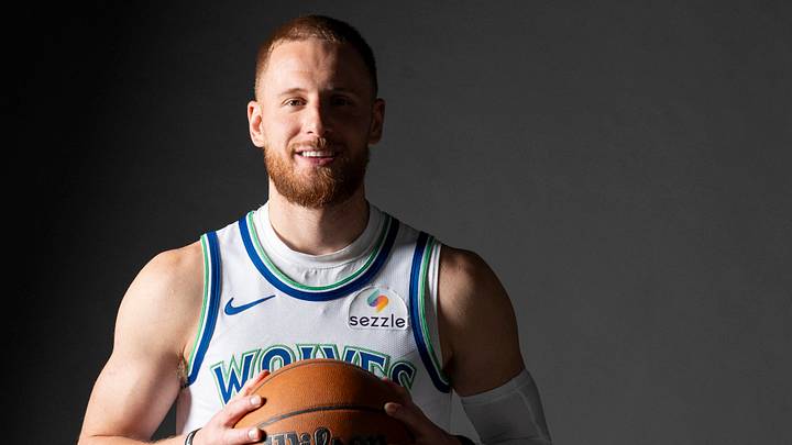 Sep 28, 2026; Minnesota, MN, USA; Minnesota Timberwolves guard Donte DiVincenzo (0) poses for a photograph on the team's media day at Target Center. Mandatory Credit: Bruce Kluckhohn-Imagn Images Sep 28, 2026; Minnesota, MN, USA; Minnesota Timberwolves guard Donte DiVincenzo (0) poses for a photograph on the team's media day at Target Center. Mandatory Credit: Bruce Kluckhohn-Imagn Images