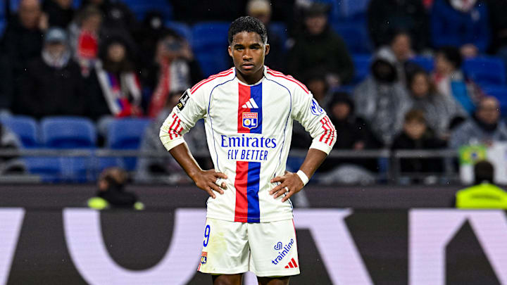 Endrick était sur le banc au coup d'envoi de la rencontre opposant l'OL à Lorient (2-0) dimanche soir en Ligue 1. 