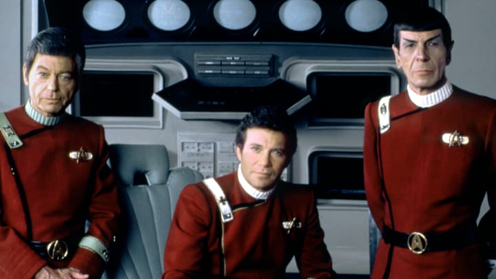 On the set of Star Trek: The Wrath of Khan