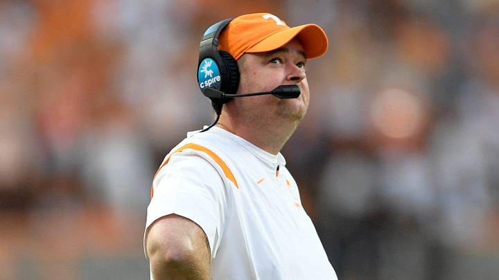 Tennessee Head Coach Josh Heupel during Tennessee's football game against Akron in Neyland Stadium in Knoxville, Tenn., on Saturday, Sept. 17, 2022.

Kns Ut Akron Football