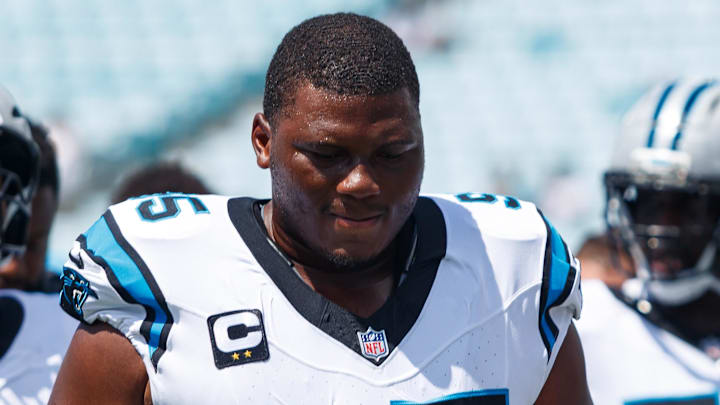 Carolina Panthers defensive lineman Derrick Brown